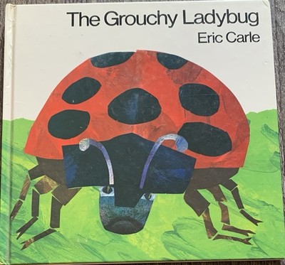 RARE! 1st HB Ed. The Grouchy Ladybug Book By Eric Carle 1977 GOOD Condition!!!!!