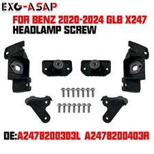 Pair Headlight Repair Kit Bracket For Mercedes-Benz GLB X247 20-24 2478200303L