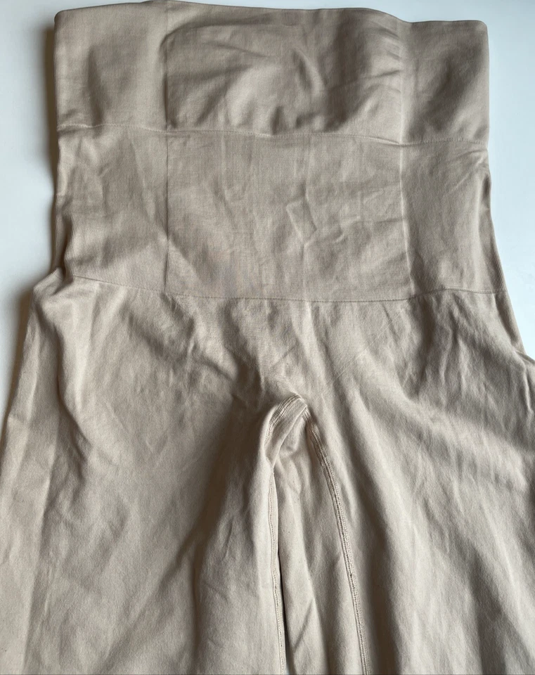 Shear Shapewear High Waist Long Leg Shaper Shorts Girdle Size 1X Beige Slimming - Image 2 of 4