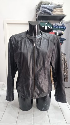 Jacke Damenjacke Conbipel Leder schwarz Gr. 48 AN748
