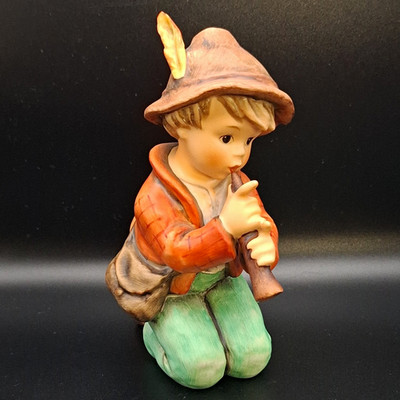 Goebel Keramik Figur - Schäferbub - 260 K - Junge mit Flöte - H8