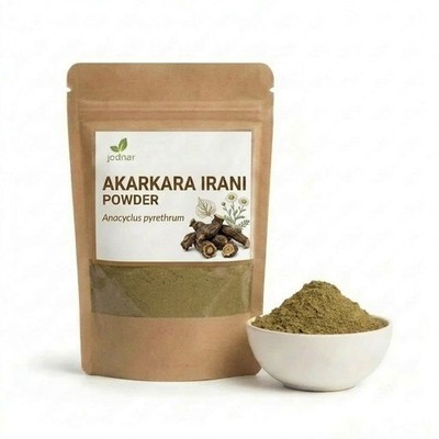 Jodnar Akarkara Irani Powder Anacyclus Pyrethrum 100% Natural Ayurvedic Herb