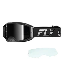 Fly Racing Zone Pro Goggles – Premium Motocross & Off-Road Goggles (Black)