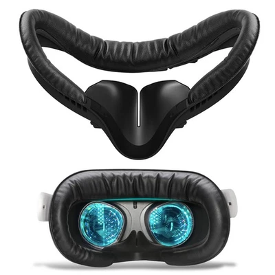 AODELAN Compatible with Oculus Quest 2 Face Bracket Replacement,VR PU Leather Face Pa...