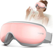 Eye Massager with Voice Controlled for Migraines, Birthday Gift for Women Her Mo