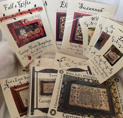 CARRIAGE HOUSE SAMPLINGS - Cross Stitch Leaflet Assortment - YOU CHOOSE!