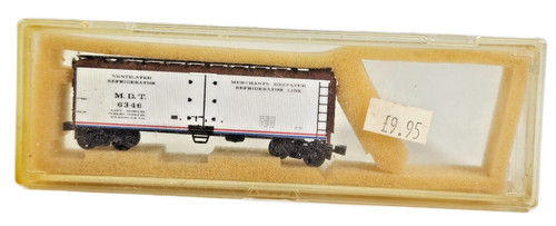 Bachmann Spur N MDT 6346 Holz Seitenkühlzug Farbe weiß braun toll ohne OVP | Zustand: Used