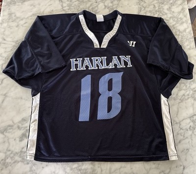 Harlan High School Falcons Lacrosse LAX Warrior Jersey Size Large Chicago Rare