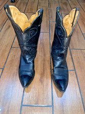 Tony Lama  Leather DESIGN  Cowboy Boots, Style 9 1/4 EE
