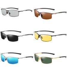 Aluminum Magnesium Mens Polarized Sunglasses UV400 Sport Glasses Driving Eyewear