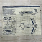GI JOE Cobra Condor Z25 Jet Blueprints Instructions 1989 ARAH Hasbro Original