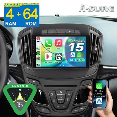 4G+64G Android 15 CarPlay Autoradio WIFI Für Opel Insignia 2013-2017 GPS NAV RDS