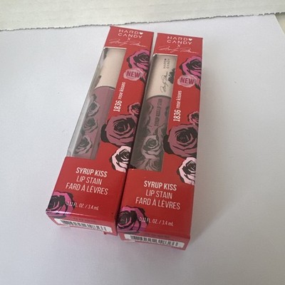 Lot Of (2) Hard Candy x Marilyn Monroe -SYRUP KISS Lip Stain #1836 Rose Kisses