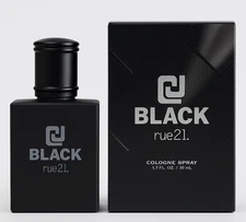 Rue 21 CJ Black Cologne Spray 1.7 fl oz / 50 ml New