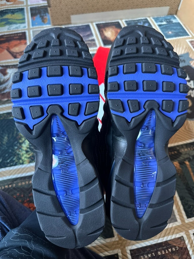 Size 8 - Nike Air Max 95 OG 'Big Bubble' Black Persian Violet