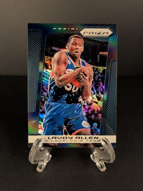 2013-14 Panini Prizm Lavoy Allen #41 Black Prizm 1/1! 76ers, Tempel