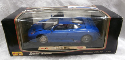 MAISTO Special Edition BUGATTI EB110 1:18 Scale 1992 DieCast Model Car 31808