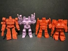 Vintage 1980’s Hasbro G1 Transformers Decoy Figures Lot of 4 (a)