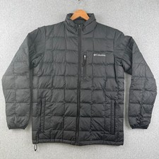 Columbia Puffer Jacket Mens Medium Black 700 ...