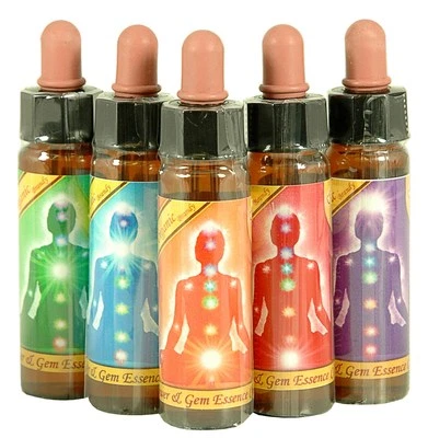 CRYSTAL HERBS 10ml Chakra Essence - to open & rebalance - choose from a range of 10 essences