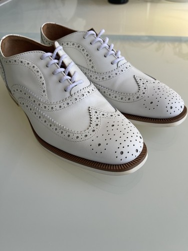 Rag & Bone White Brogue New In box 2014 EU38/US8 womens - Picture 7 of 12