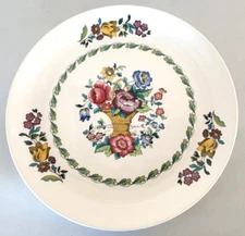 Spode Avondale Salad Plate Floral Basket No Scroll Made in England 8 1/4"