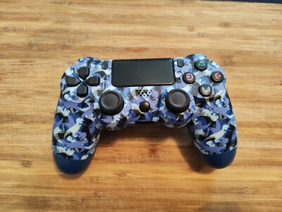 Playstation 4 Controller Blau/Tarnmuster *Gebraucht*