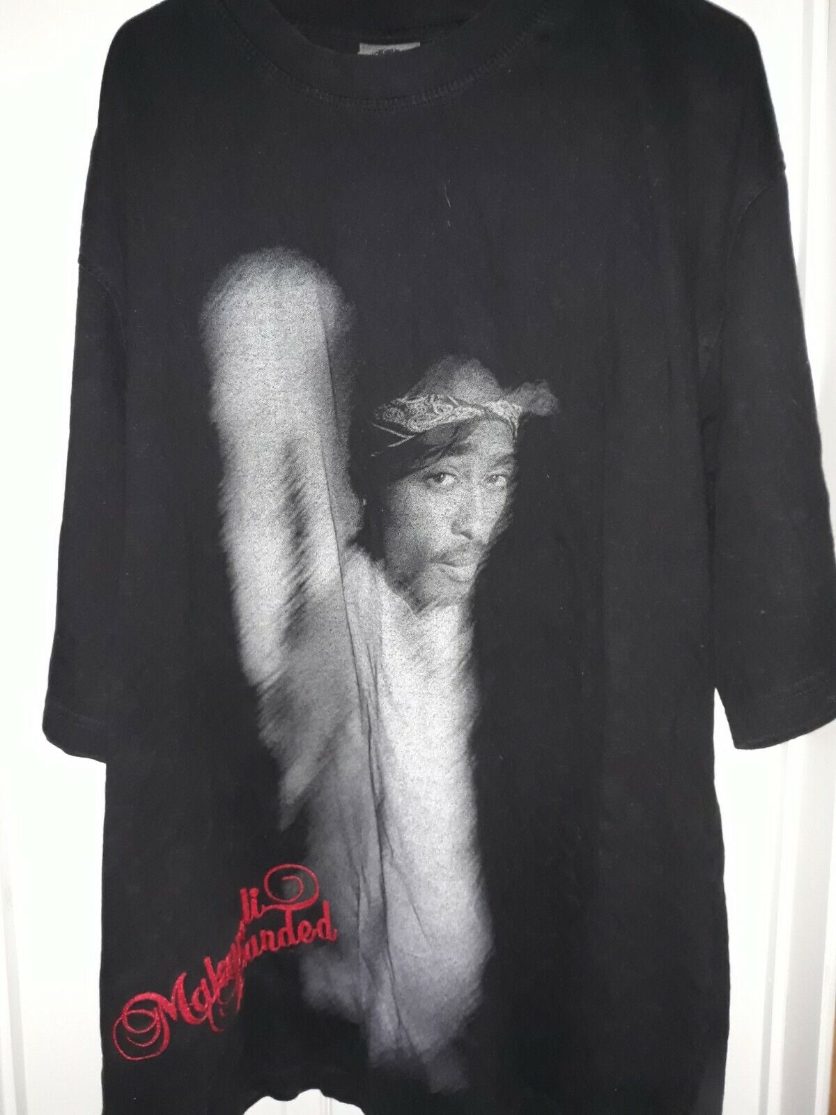 Vintage 1990s Tupac 2Pac Makaveli Branded Shirt S… - image 1