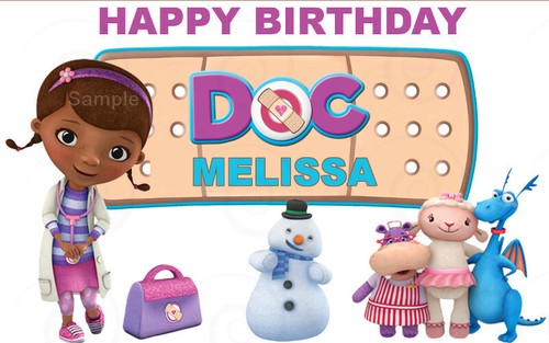 DOC MCSTUFFINS Essbar Tortenaufleger Party Bild Deko - Bild 8 von 10