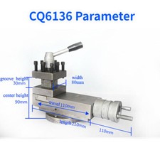 Quick Change CQ6136 Lathe Metal New Slide Swing Bench posts&holders Metric Tool