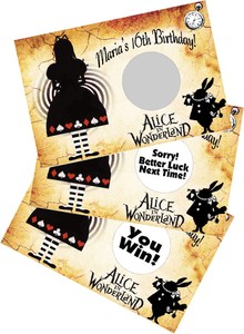 personalized scratch off tickets