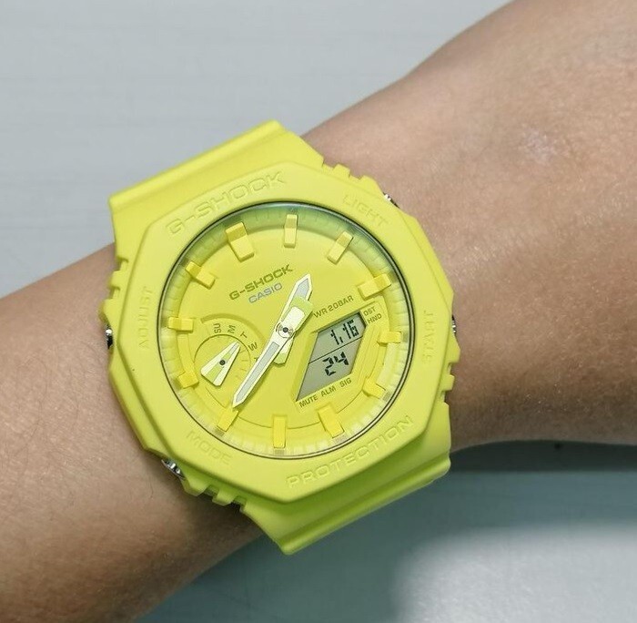 G-SHOCK GA-2100SU イエロー G-SHOCK 人気モデル -2100 Series-| 国内ブランド腕時計・輸入