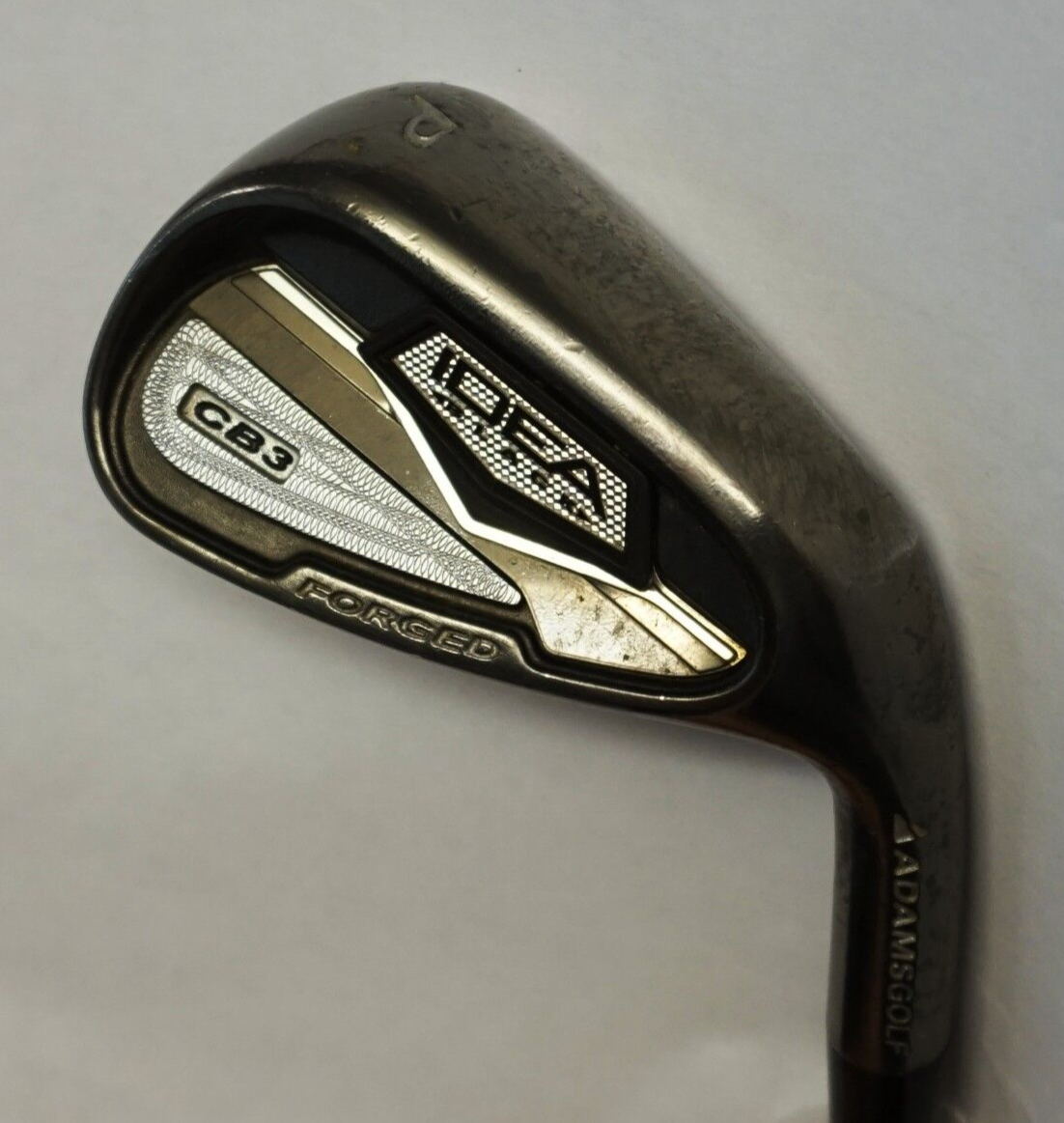 Adams Idea Black CB3 Pitching Wedge KBS Tour90 Stiff Steel Shaft Golf Pride Grip Adams Idea Black CB3 Pitching Wedge KBS Tour90 Stiff Steel Shaft Golf Pride Grip