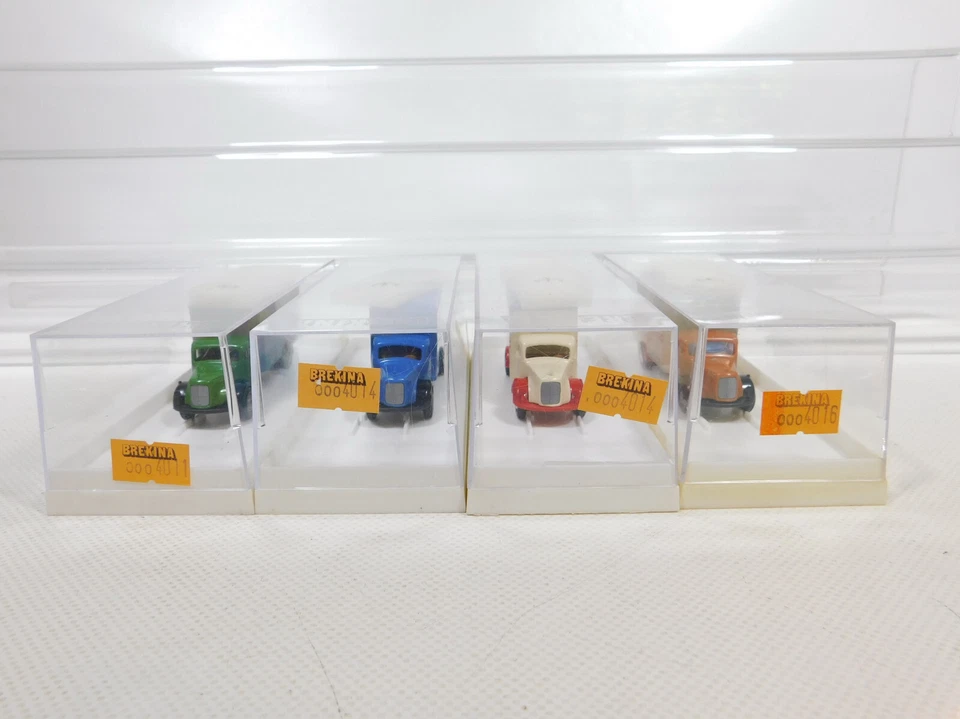 4X Brekina 1:87/H0 Furgone MB: 4011 + 4014 + 4016, Molto Buono + Box #CA353-0,5 - Immagine 3 di 3