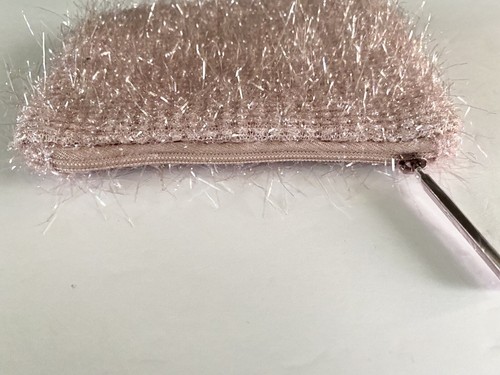 New MAC Cometic Bag / Makeup / Pouch/ Case Shinny Pink Color, size 4.5”x 6” - Picture 2 of 4