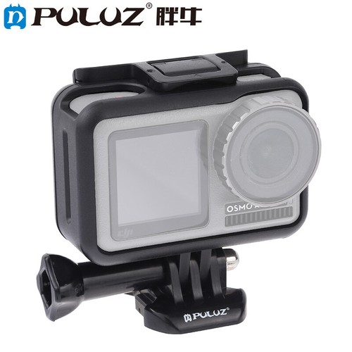 For DJI Osmo Action PULUZ Standard Border Frame ABS Protective Cage Case