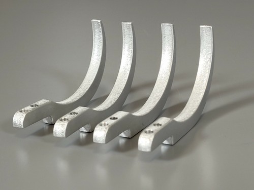 Aluminum J Mount Set for Fuel Tank Tamiya R/C Toy 1/14 Knight Grand King Hauler - Picture 6 of 7