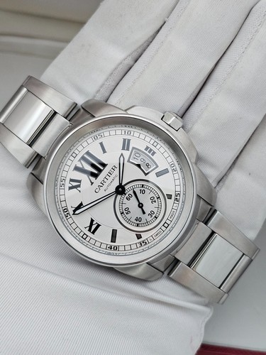 Cartier Calibre De Cartier Watch, Ref 3389 W7100015, 2014 Full Set - Picture 15 of 21