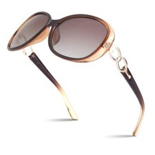 Sunglasses Womens Polarized Trendy Oversized Sun Glasses Fashion Ladies Shades