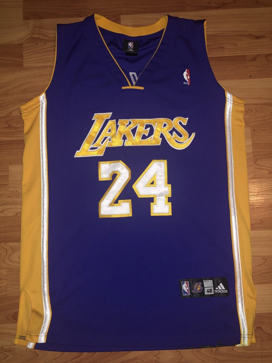 Kobe Bryant Adidas Lakers Jersey Sz 48 24 Purple Stitched eBay
