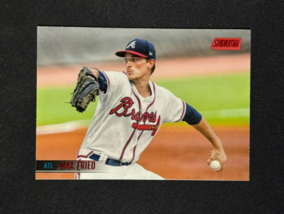2021 Topps Stadium Club Max Fried Red Foil Parallel #263 Atlanta Braves