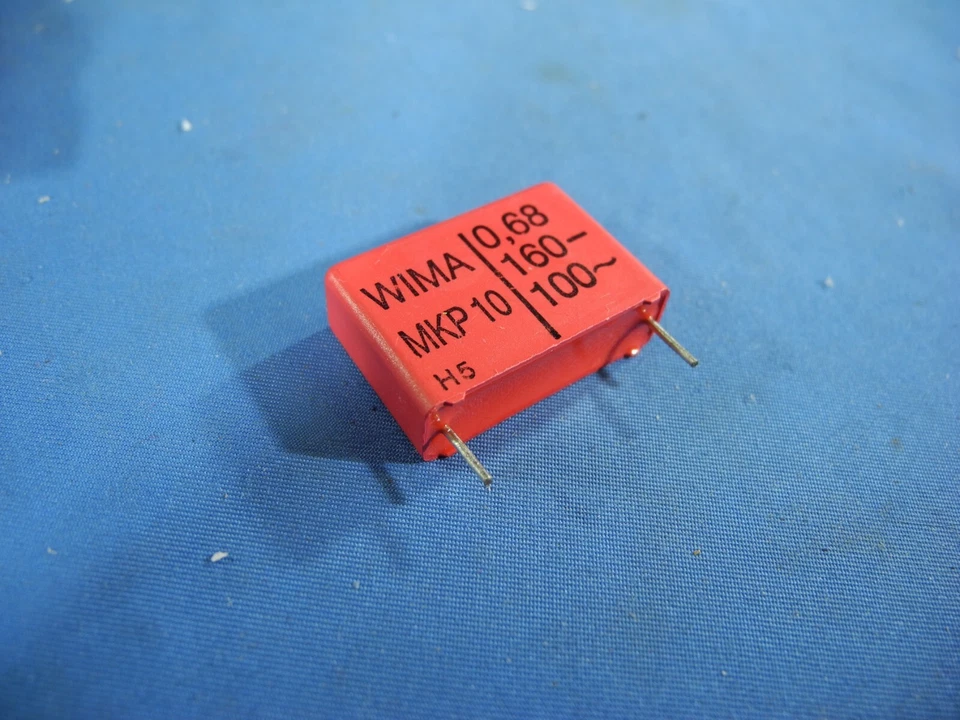 4 un. - Condensador WIMA MKP10 0.68uF (0.68μF) 160V 5% Nuevo de Lote Antiguo (¡Envío Rápido a EE. UU.!) Foto 2 de 4