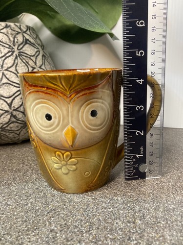 Set of 2 Owl Coffee Mug Gibson Home Elite 16oz - Picture 5 of 6
