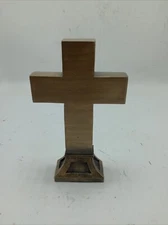 Batesville Casket Life Symbols Funeral Cross Hand Painted 1999