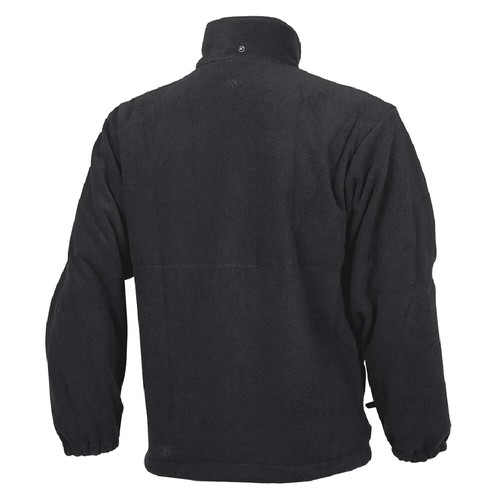 TRU-SPEC 2437 Polar Fleece Jacket Zipper Front Moisture Wicking Navy Free Ship - Picture 2 of 2