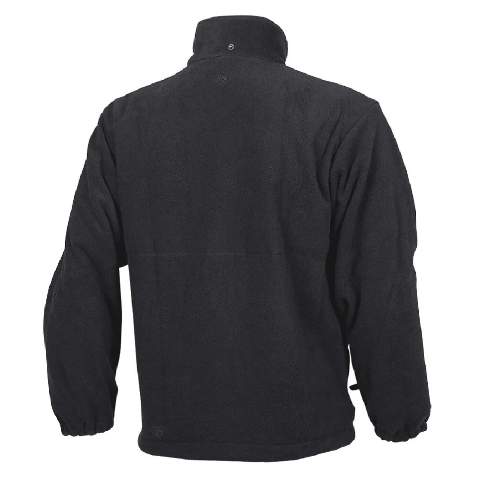 TRU-SPEC 2437 Polar Fleece Jacket Zipper Front Moisture Wicking Navy Free Ship - Image 2 of 2