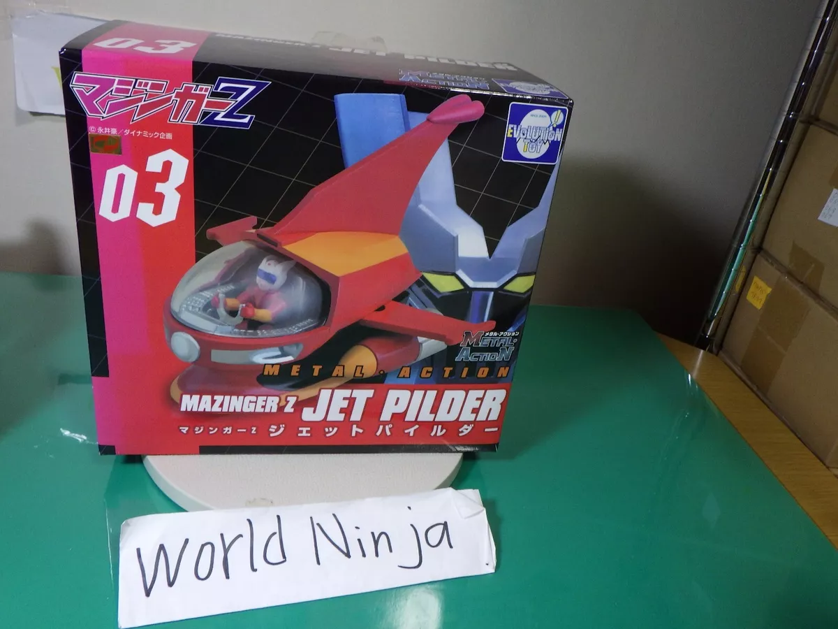 New Evolution Toy Metal Action No.3 Mazinger Z Jet Pilder FRom Japan ジェットパイルダー