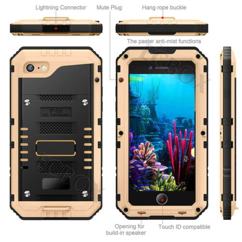 Armor IP68 Waterproof Metal Extreme Rugged Cover Screen Protector For iPhone - Picture 4 of 33