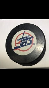 Vintage Winnipeg Jets Puck