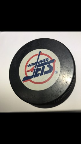 Vintage Winnipeg Jets Puck
